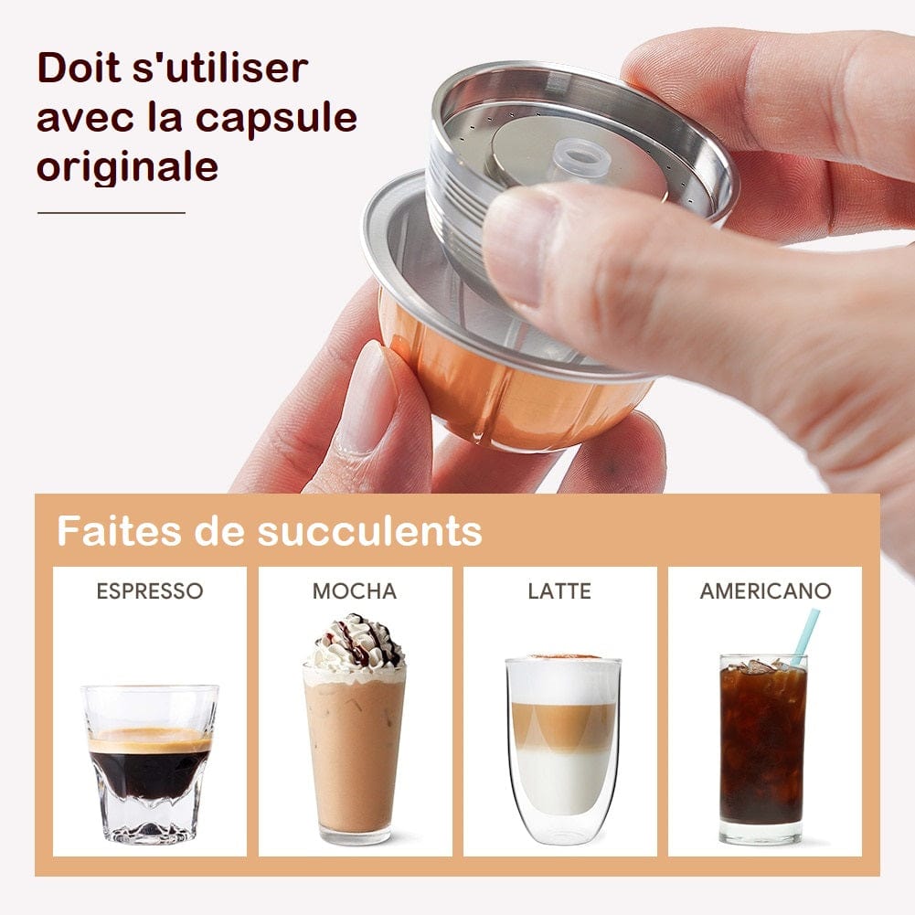 Capsules réutilisables pour Vertuo Next de Nespresso