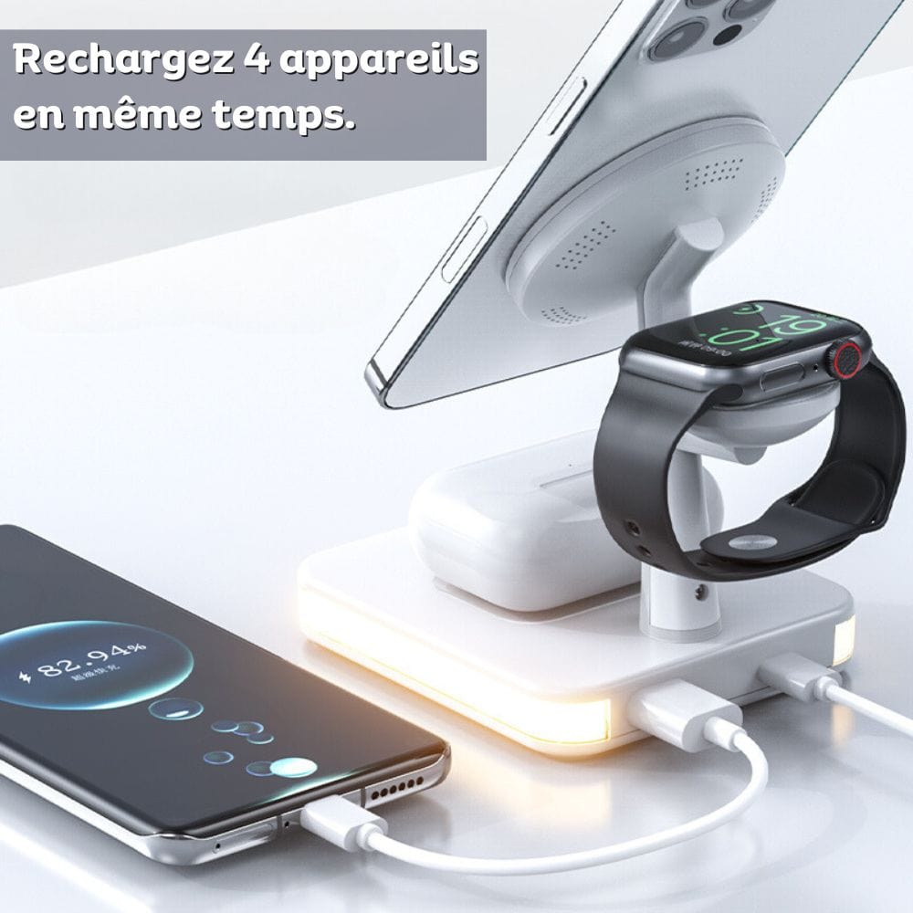 Chargeur Sans Fil 3-en-1