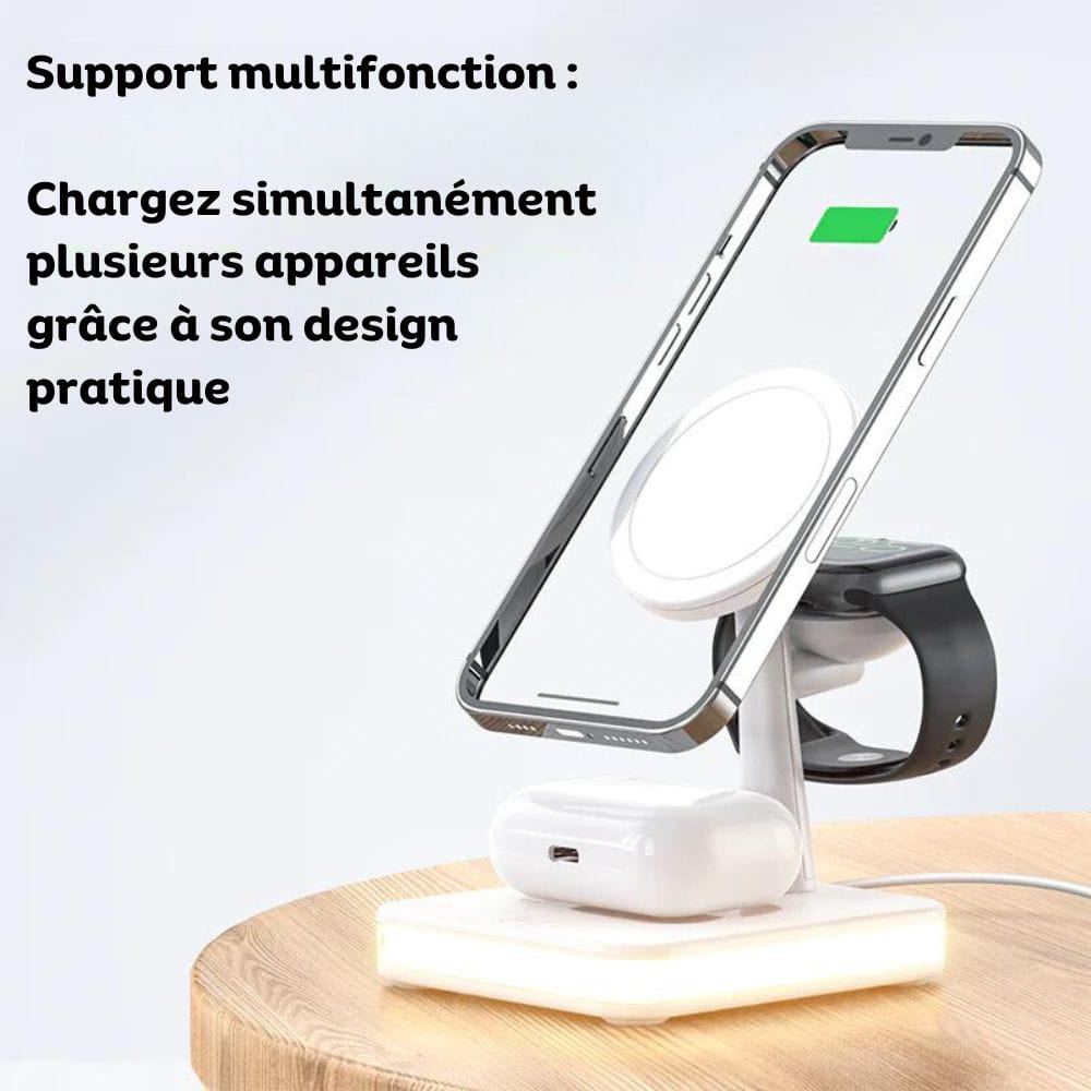 Chargeur Sans Fil 3-en-1