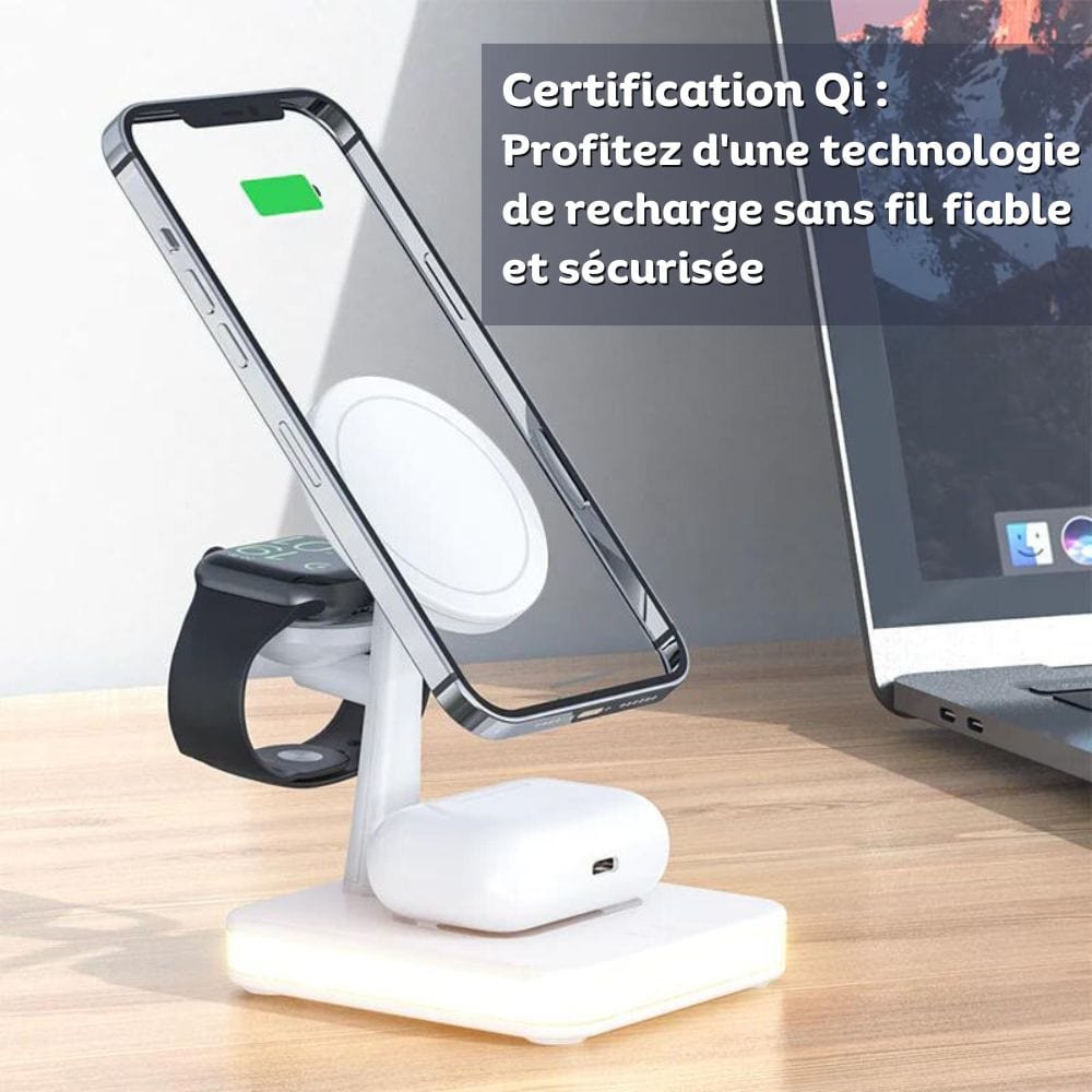 Chargeur Sans Fil 3-en-1