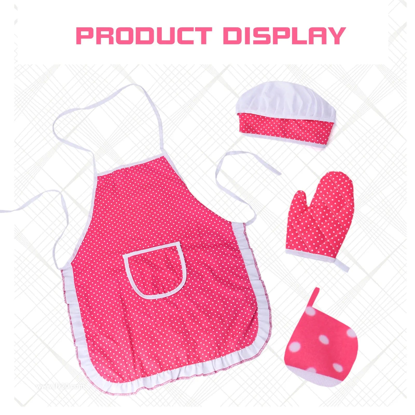 Chef Suit Children's Role Play Kitchen Baking Apron Toy Chef suit