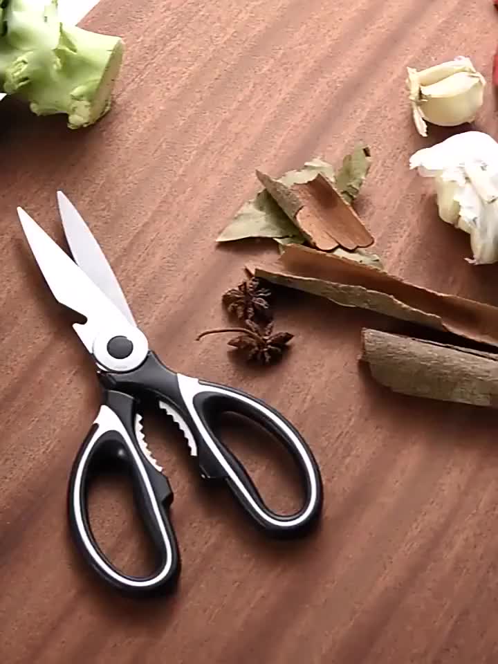 Cisailles de cuisine à volaille multifonctionnelles en acier inoxydable Thick Multifunctional Kitchen Scissors