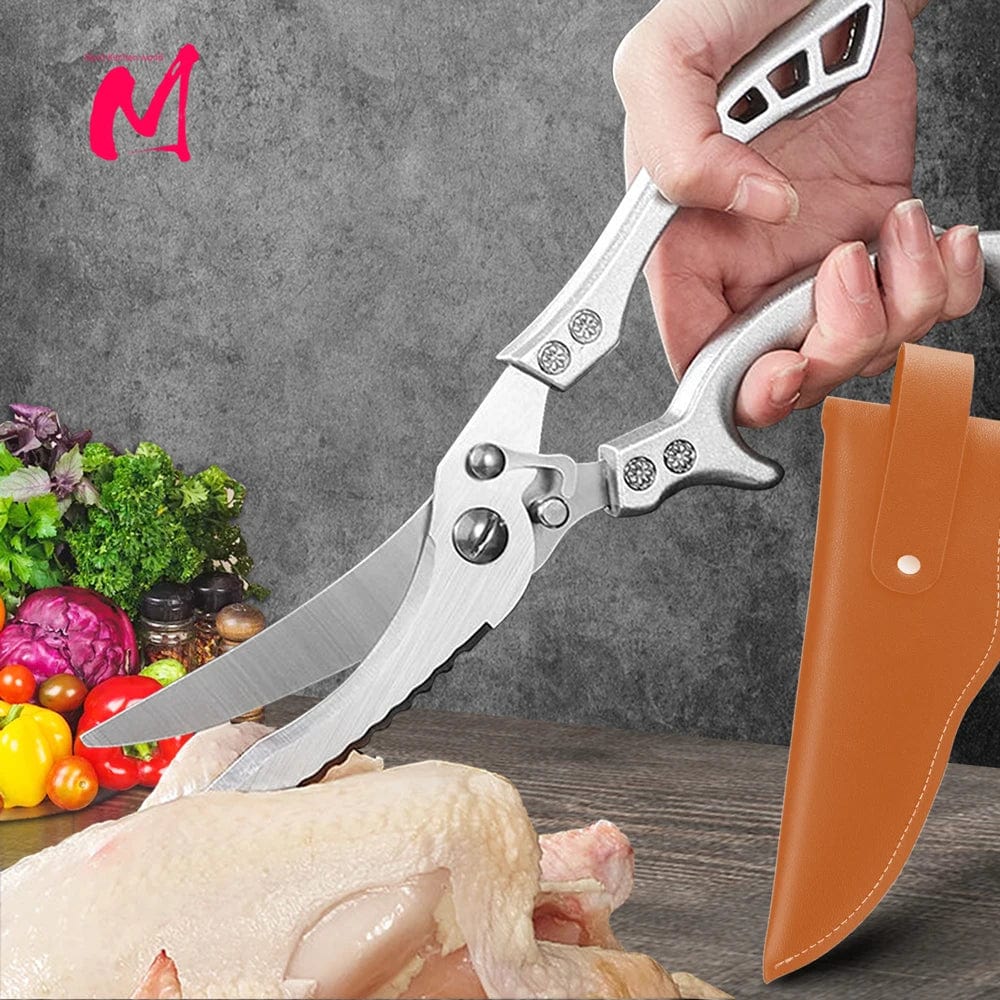 Ciseaux de Cuisine avec Lame en Acier Inoxydable 4Cr - MYVIT