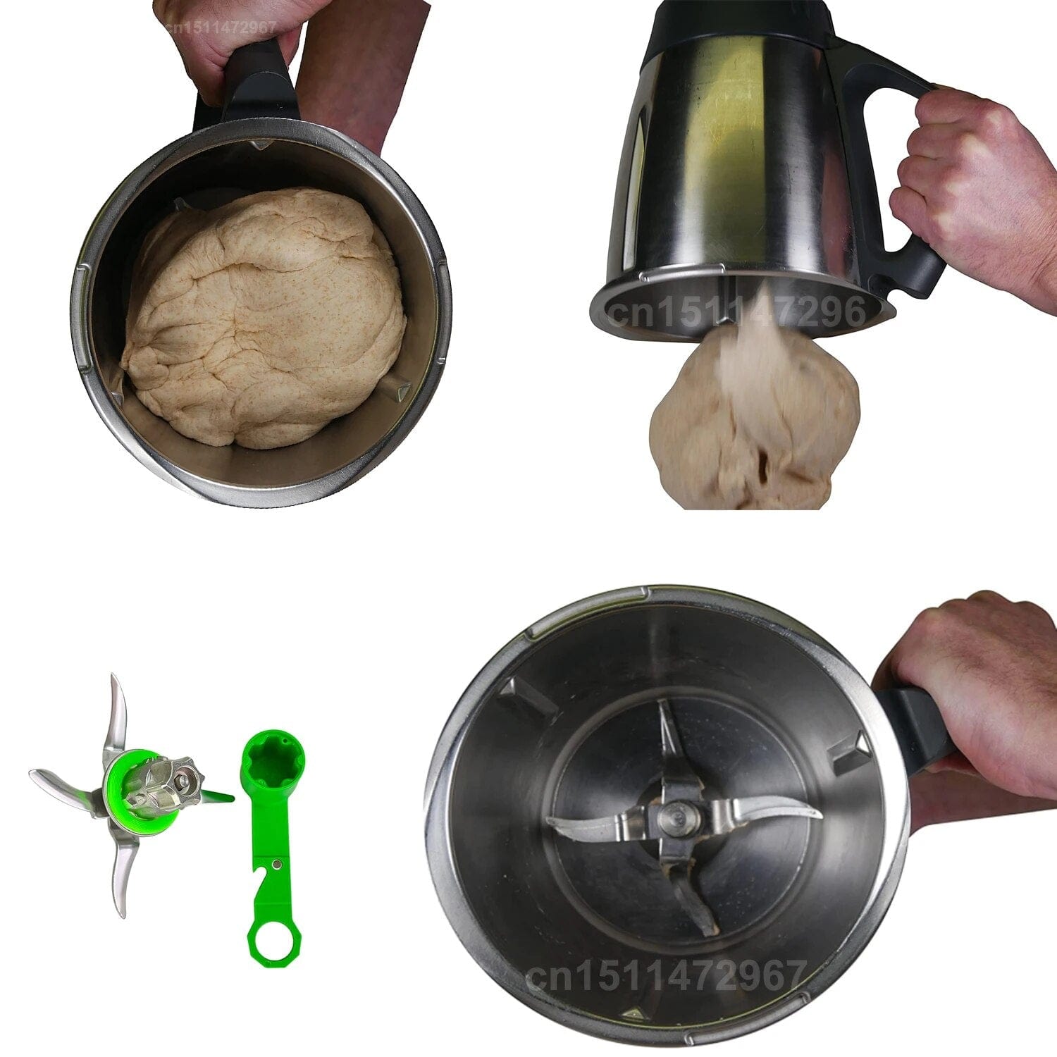 Clé de démoulage de pâte pour Thermomix