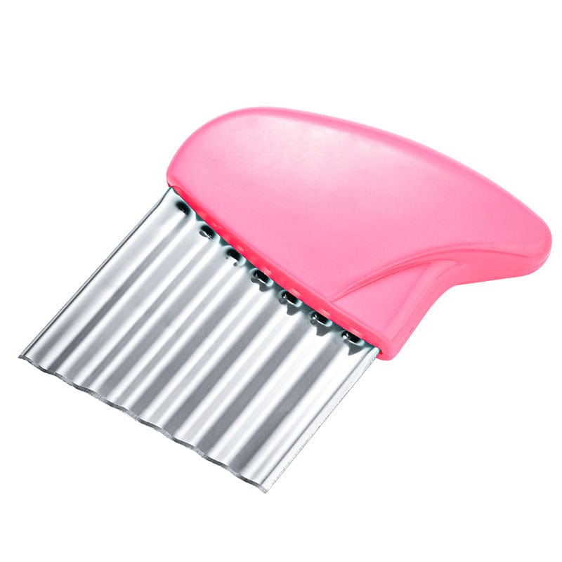 Coupe frite avec lame ondulée Rose