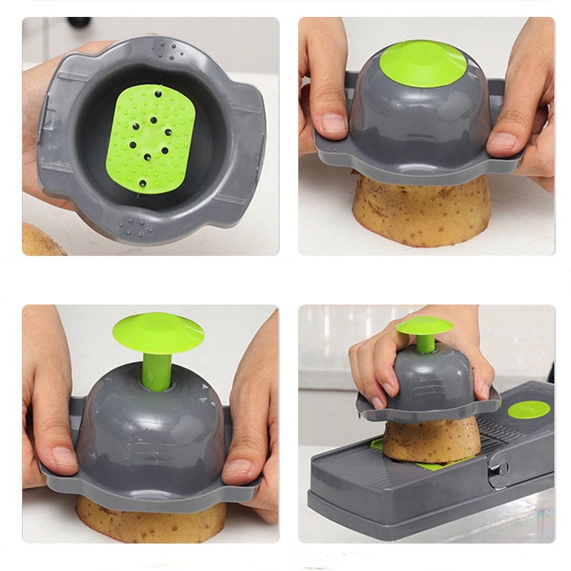 Coupe frites avec bac