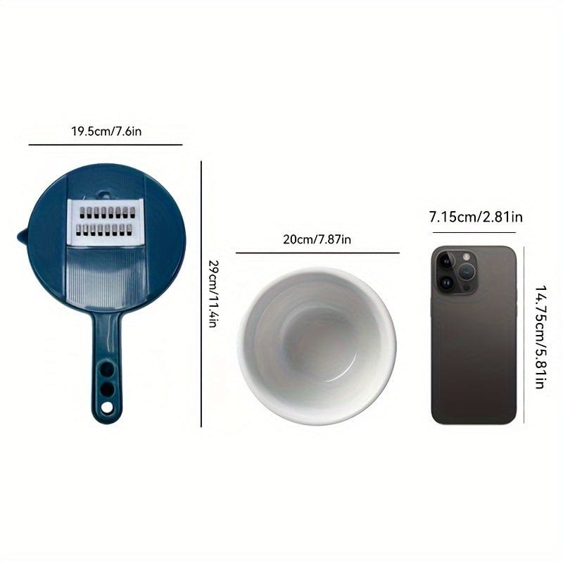 Coupe-Légumes 12 en 1 Manuelle - Ustensile de Cuisine Multifonction - Eid Al-Adha Mubarak