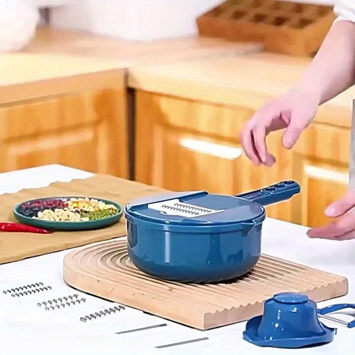 Coupe-Légumes 12 en 1 Manuelle - Ustensile de Cuisine Multifonction - Eid Al-Adha Mubarak