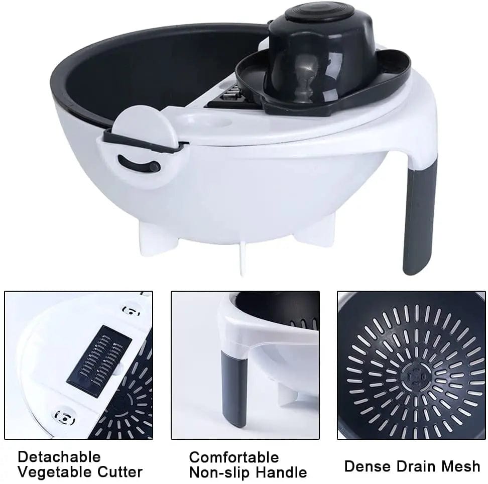 Coupe Légumes Rotatif Multifonction 9 en 1