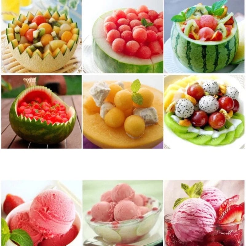 Coupe Melon et Pastèque en boule