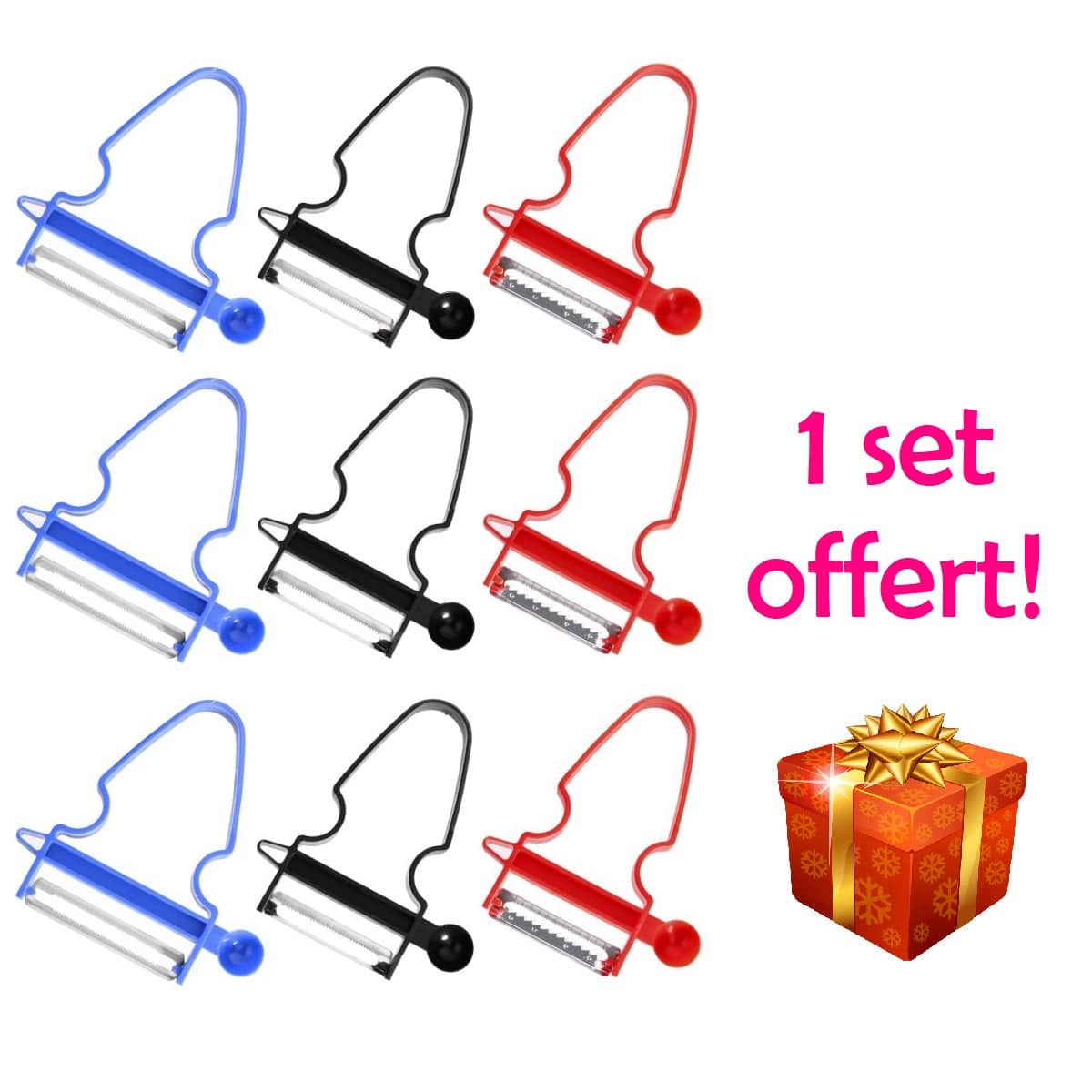 Coupes-Légumes et Éplucheurs multifonctions 2 sets achetés = 1 offert 🎁