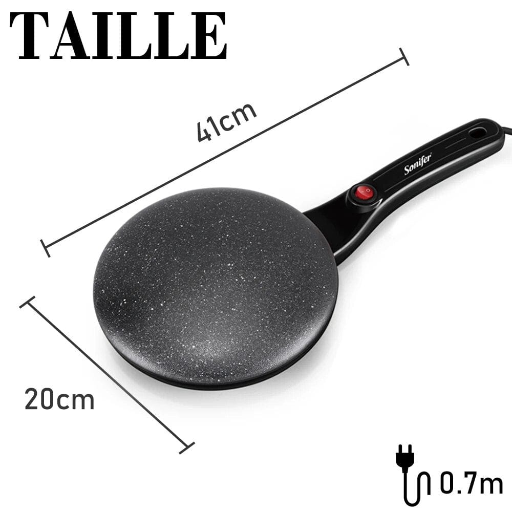 Crêpière électrique<br>pour des crêpes parfaites