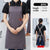 Cross Back Kitchen Apron Waterproof Canvas Chef Apron With Large Pocket and Adjustable Straps For  Bubble BBQ Shop Nail Salon Gray