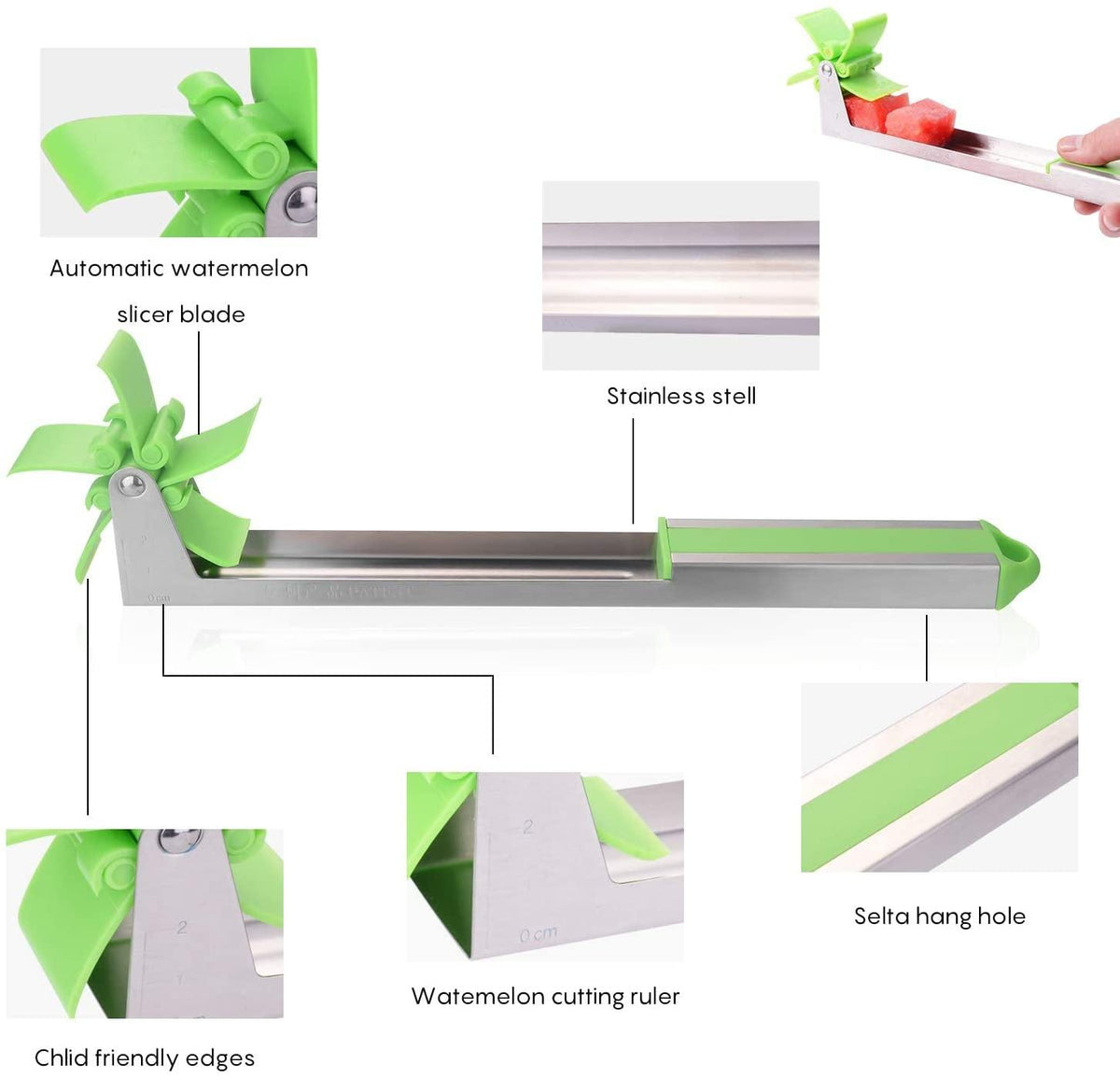 Découpe-Pasteque à Hélice