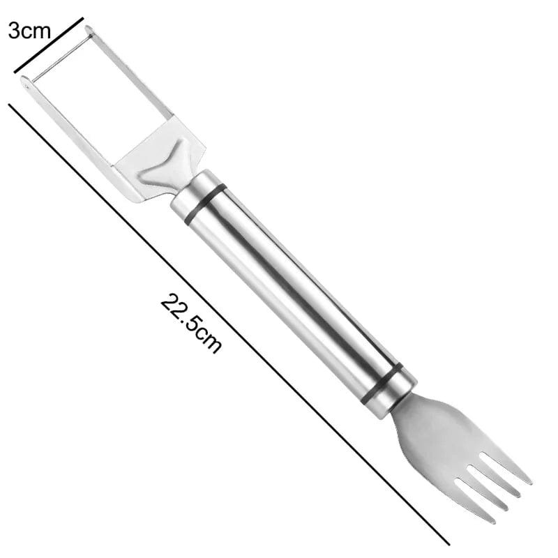 Découpeur de Fruits en Acier Inoxydable pour Watermelon - Outil de Cuisine Pratique 1Pcs Watermelon Fork