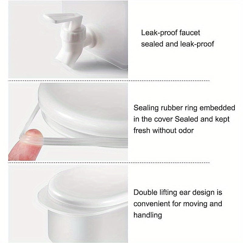 Distributeur de Boissons en Plastique avec Robinet - Capacité XXL - Idéal pour le Réfrigérateur - Théière à Fruits et Bouteille Limonade - Accessoires Maison 3.5L