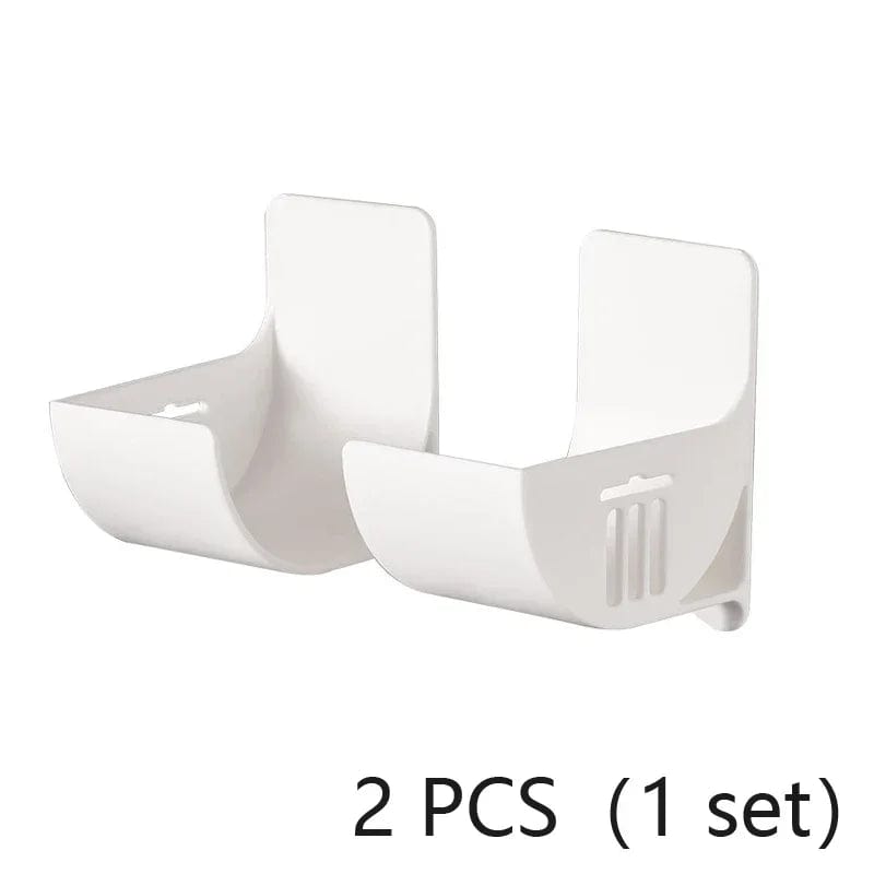 Distributeur de sacs poubelle mural Kitchen Bath en plastique - Lot de 4/2 - Rangement frais pour sacs poubelle 2PCS-1 SET