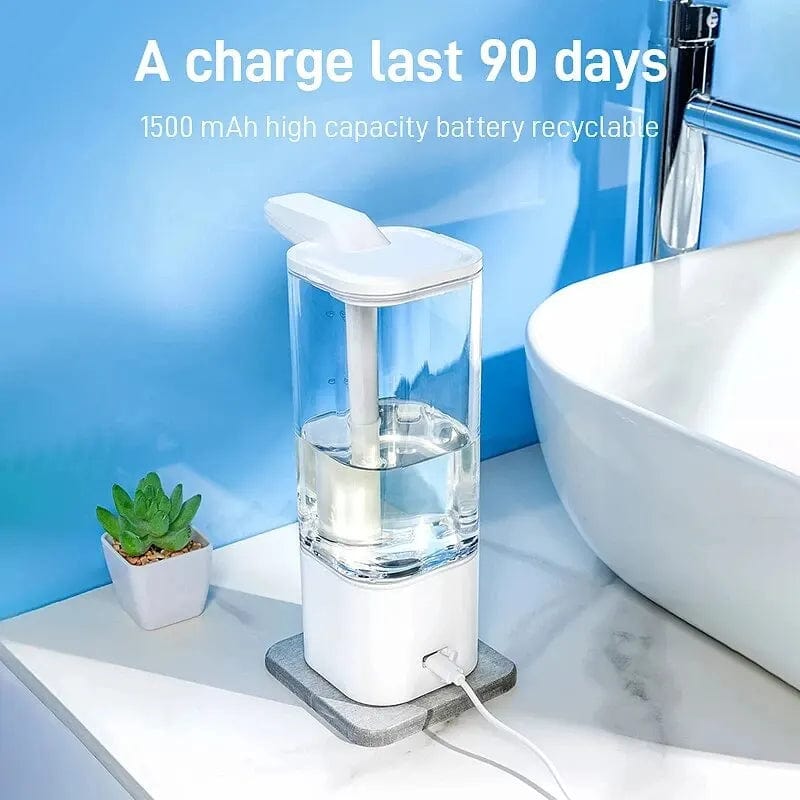 Distributeur de Savon Automatique avec Capteur de Distance Intelligent White