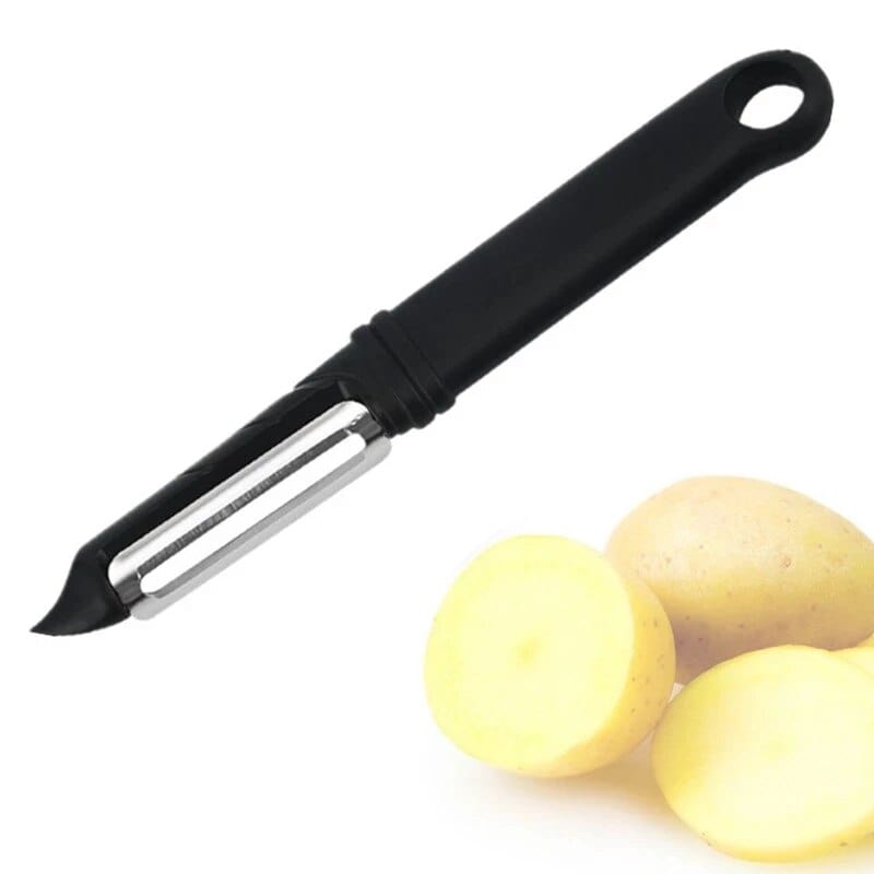 Binette lame dentelée et manche en bois 14 cm