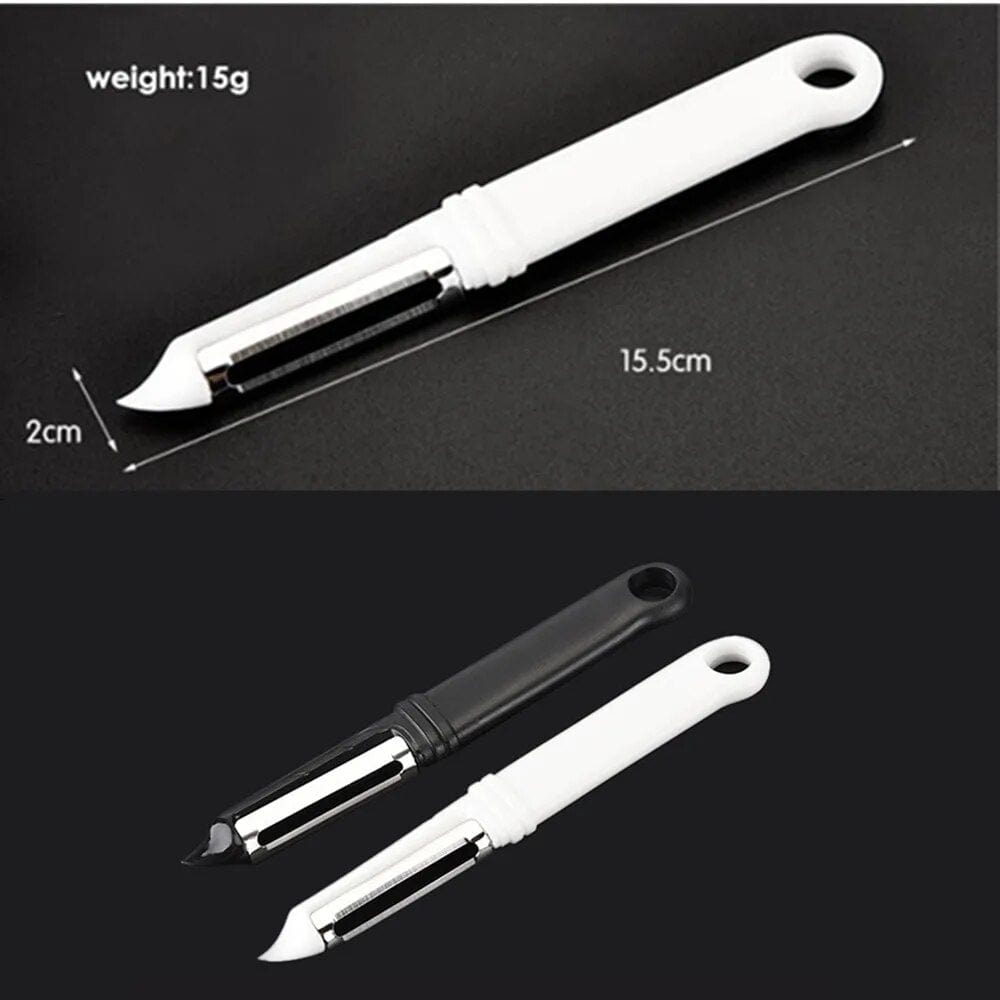 Économe à lame dentelée pivotante