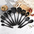 Ensemble d'Ustensiles de Cuisine en Silicone 10 Pièces