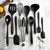 Ensemble d'Ustensiles de Cuisine en Silicone 10 Pièces
