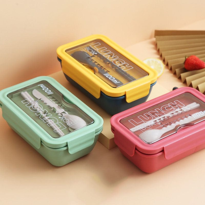 Ensemble « Lunch Box Kids » : Boite repas + Couverts + Verre + Sac