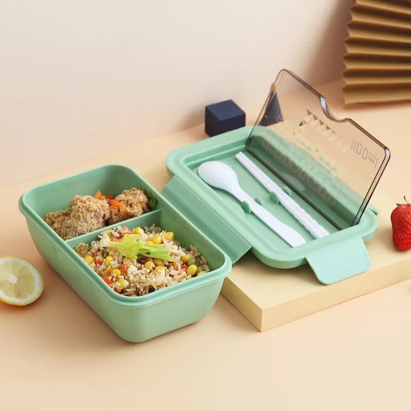 Ensemble « Lunch Box Kids » : Boite repas + Couverts + Verre + Sac