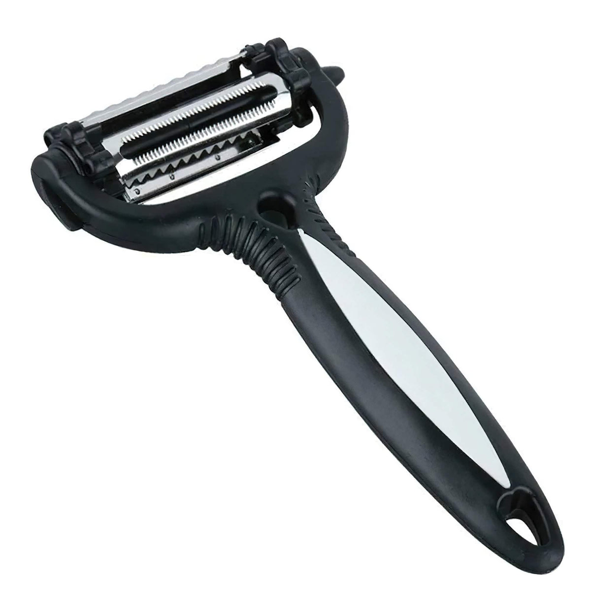 Éplucheur Peleur Râpeur de Légumes Noir