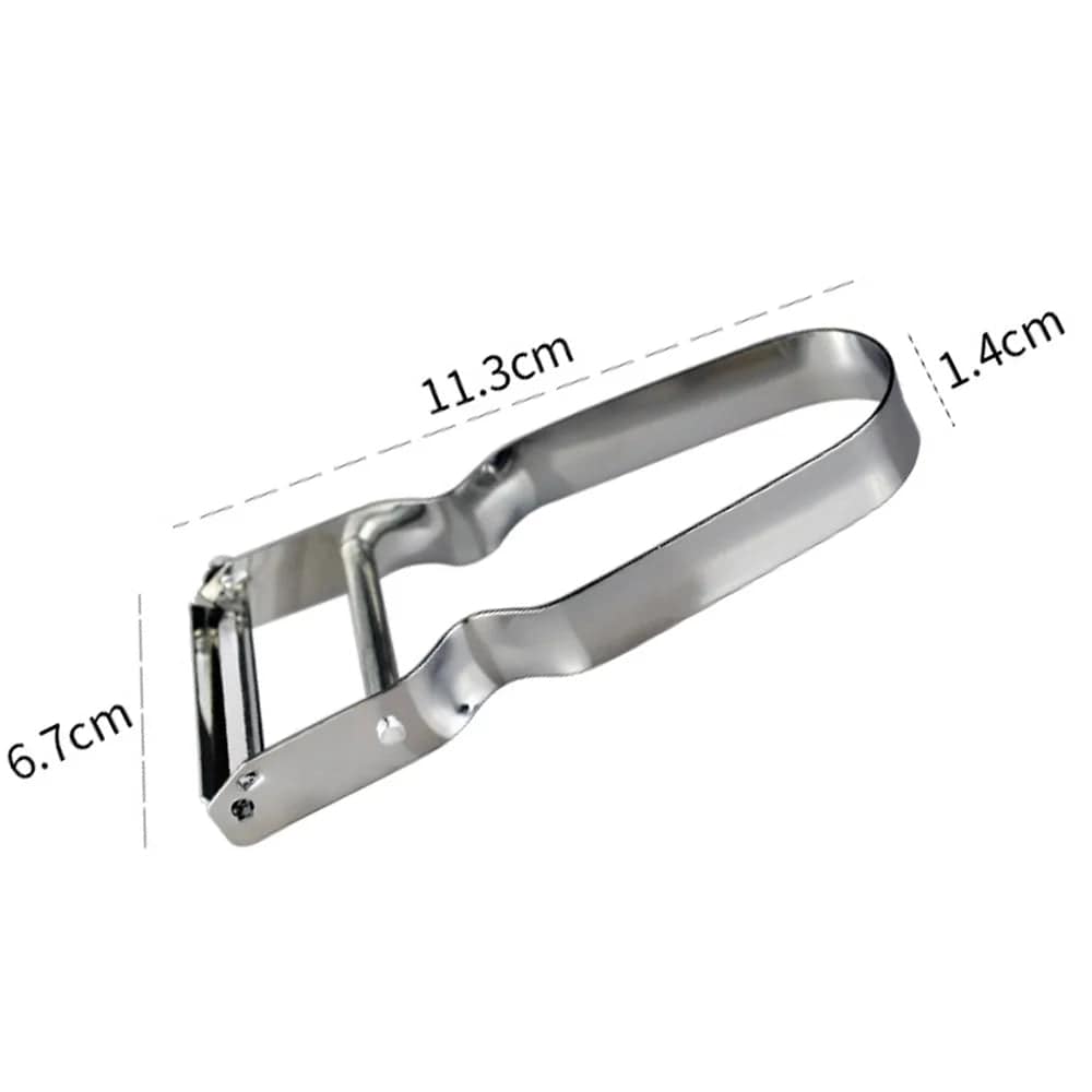 Eplucheur Trio Magique Acier Inoxydable U Type - Outil Cuisine Eco-Friendly