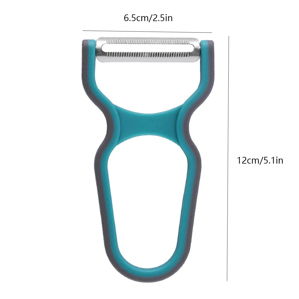 Eplucheurs de Légumes Inox Multifonctions x3 Rouge Set ustensiles Cuisine 3pcs random color