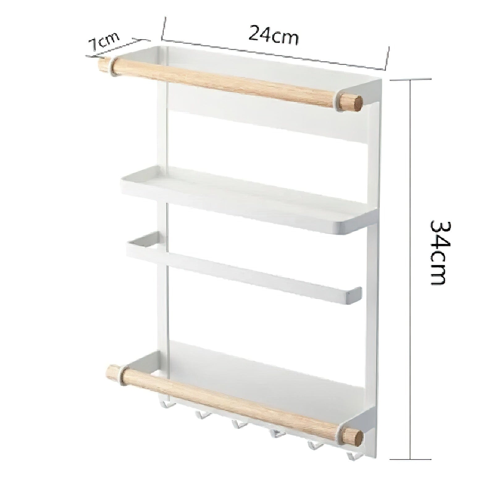 Etagère de Rangement Magnétique Blanc