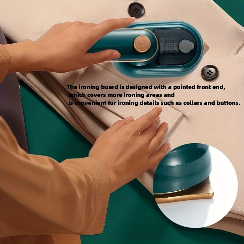 Fer à Vapeur de Voyage Pliable - 180° Rotation, Qualité Professionnelle, Alimenté par Prise - Maison et Voyage