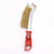 Grill Cleaner BBQ Grill Steel Wire Brush Cleaning Tools Grills Picnics Barbecue Tools light gray