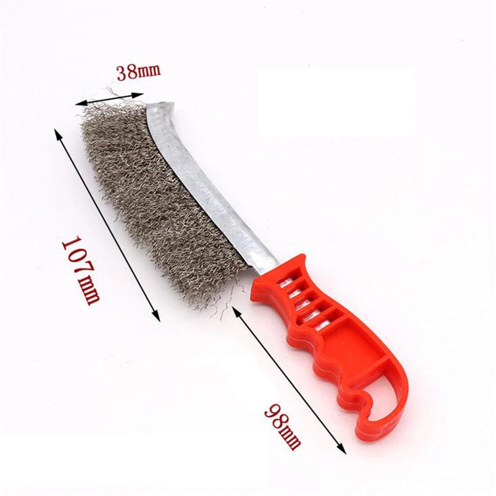 Grill Cleaner BBQ Grill Steel Wire Brush Cleaning Tools Grills Picnics Barbecue Tools light gray