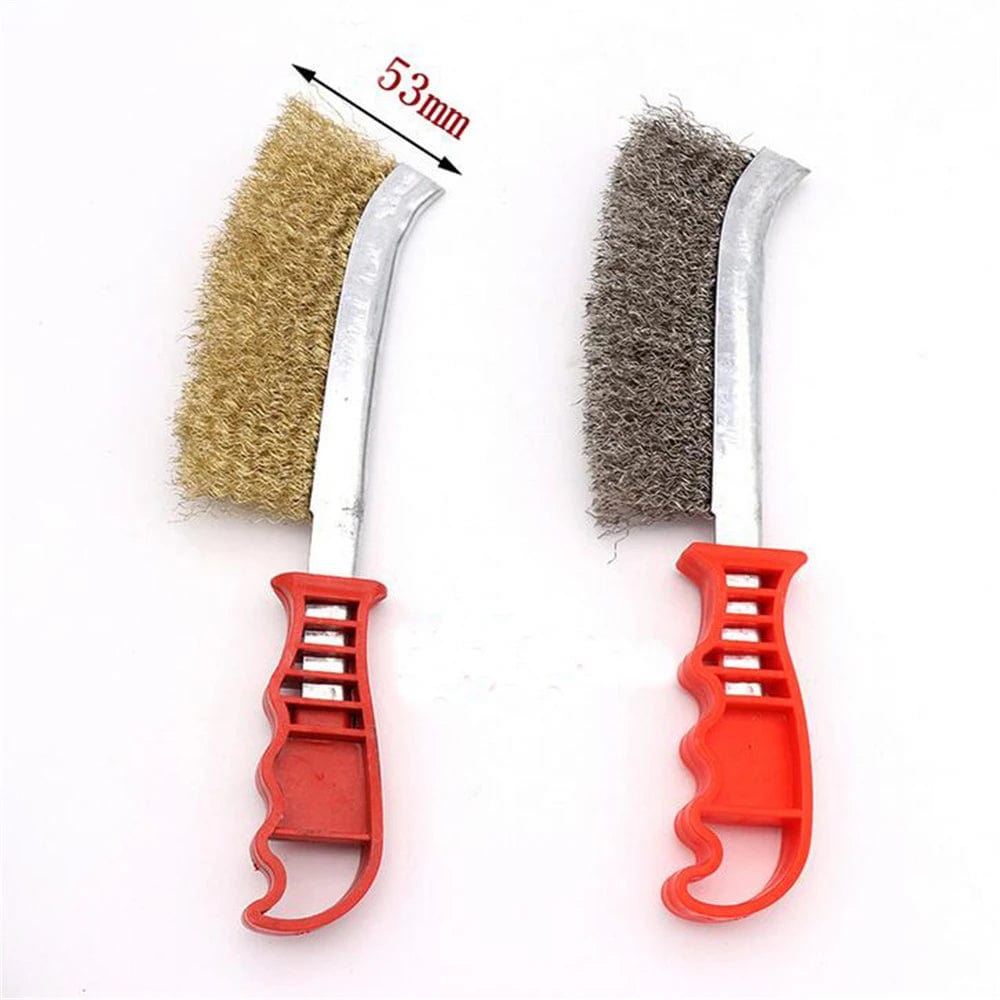 Grill Cleaner BBQ Grill Steel Wire Brush Cleaning Tools Grills Picnics Barbecue Tools light gray