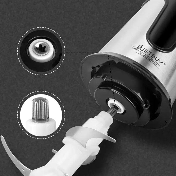Hachoir Électrique Wancle 350W - 600ml - Pour Viande, Légumes Et Plus - Silencieux Et Puissant