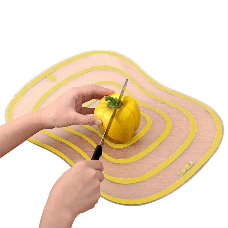 Hot sale Kitchen Chopping Block Cutting Board Non - slip Frosted Antibacteria Plastic Kitchen Gadgets Tool Fruit Vegetable Meat Yellow / S  20x13cm