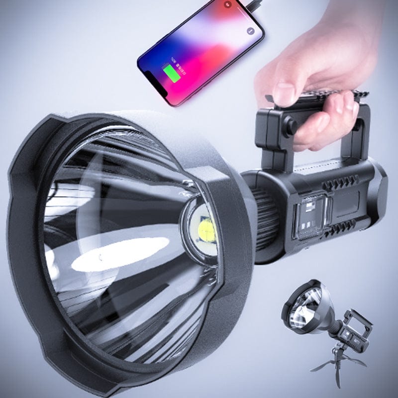 Lampe de Poche Ultra Puissante et Indestructible Large avec une poignée / USB