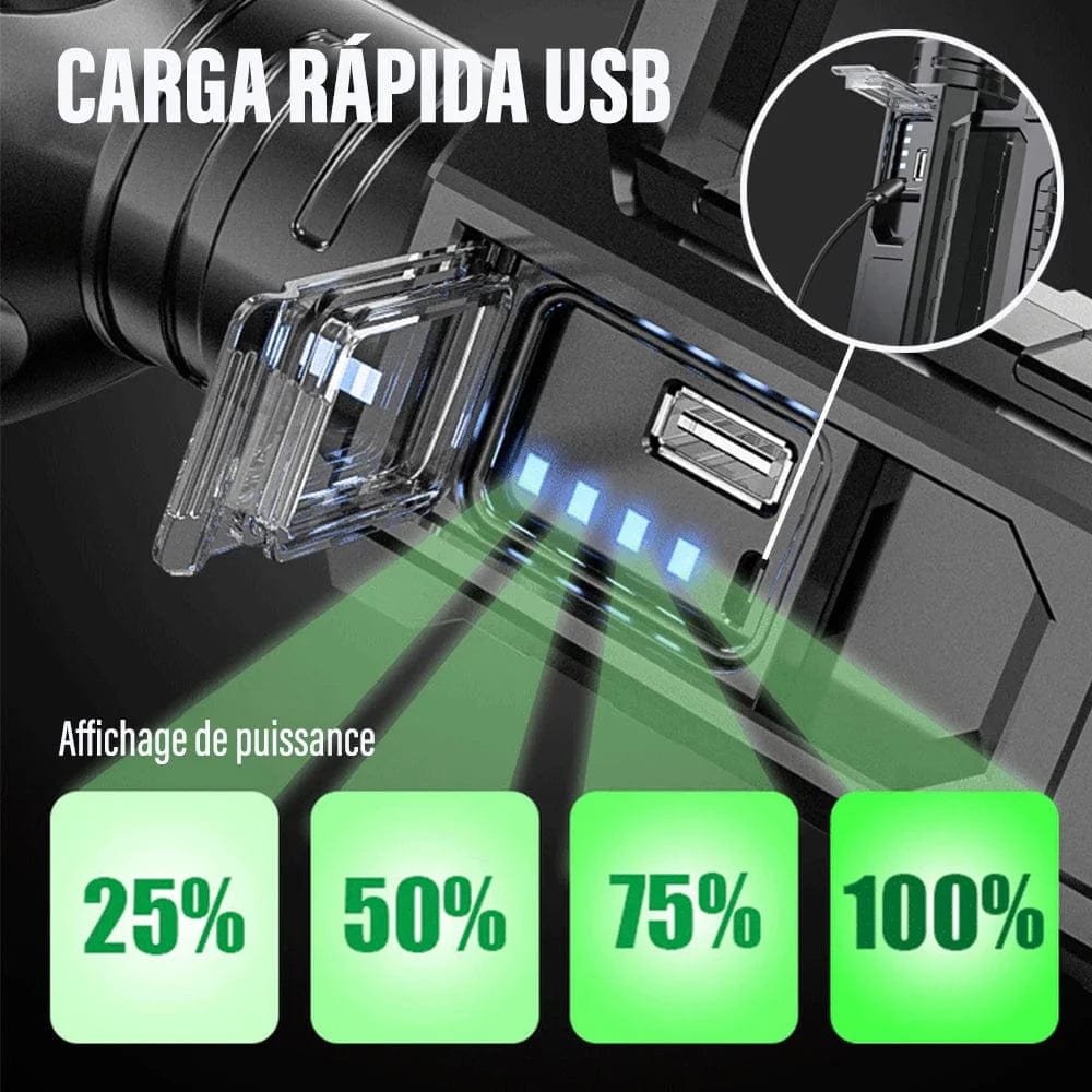 Lampe Torche Puissante Blaze Lite Large avec une poignée / USB