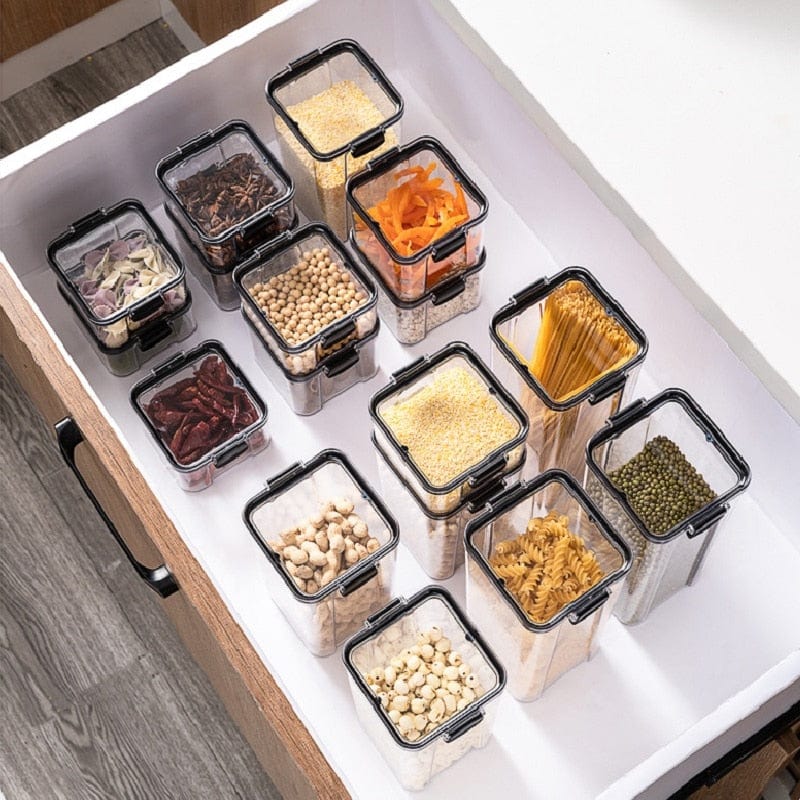 Lot De 3 Boîtes Alimentaires Inox Empilables - 25x20x5 Cm, Couvercle Hermétique, Pour Repas, Frigo, Pique-nique - 9