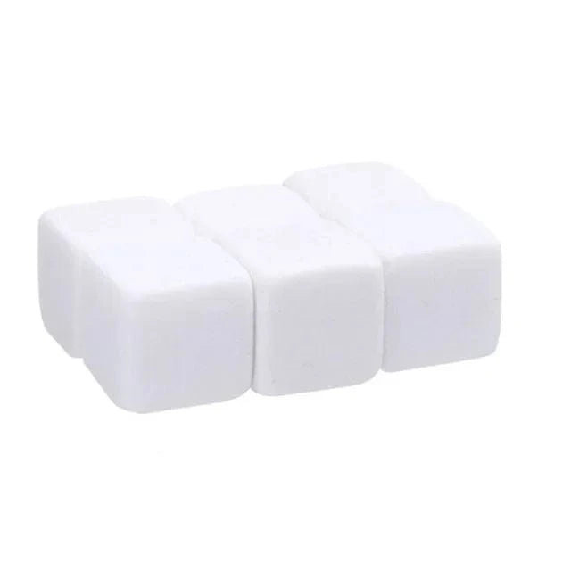 Lot de 6 pierres à whisky réutilisables pour rafraîchir vos boissons White