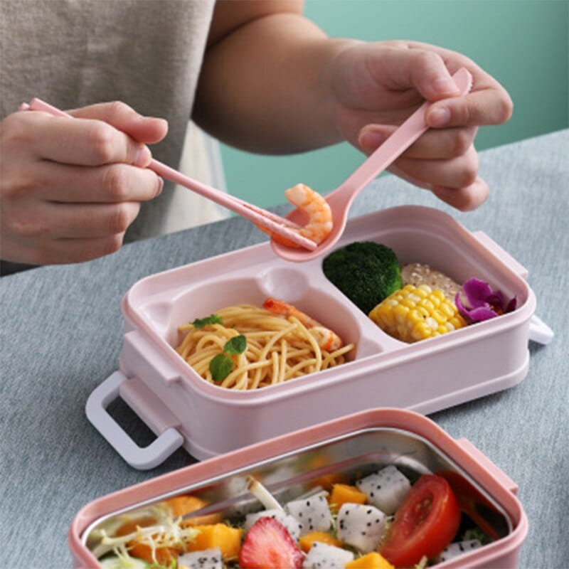 Lunchbox étanche avec couverts