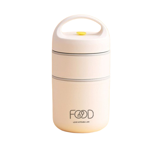 Lunchbox isotherme cylindrique à poignée