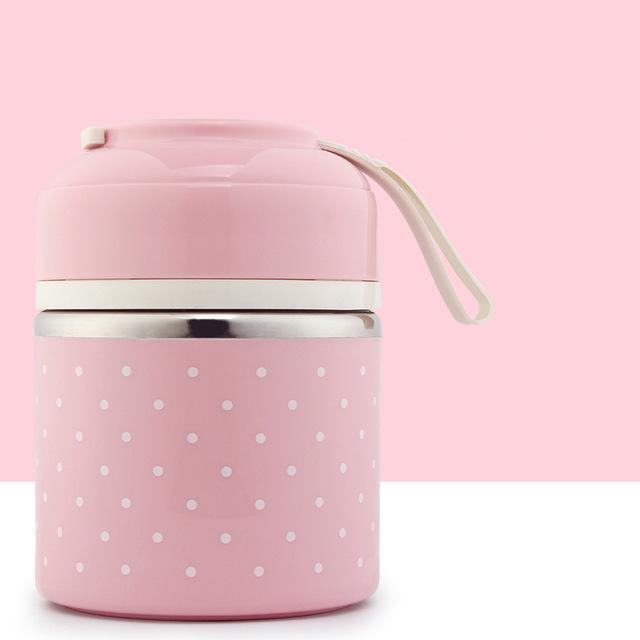 LunchBox Multi-Compartiments rose / 1