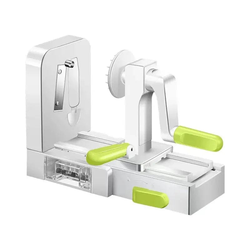 Machine à découper légumes 4-en-1 en acier inoxydable White green