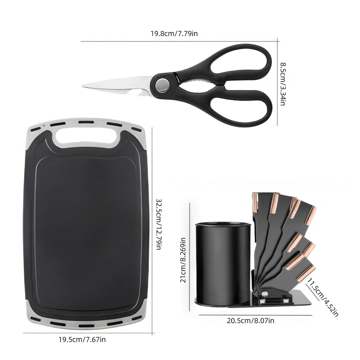 20 ustensiles de cuisine en silicone résistant à 230°C