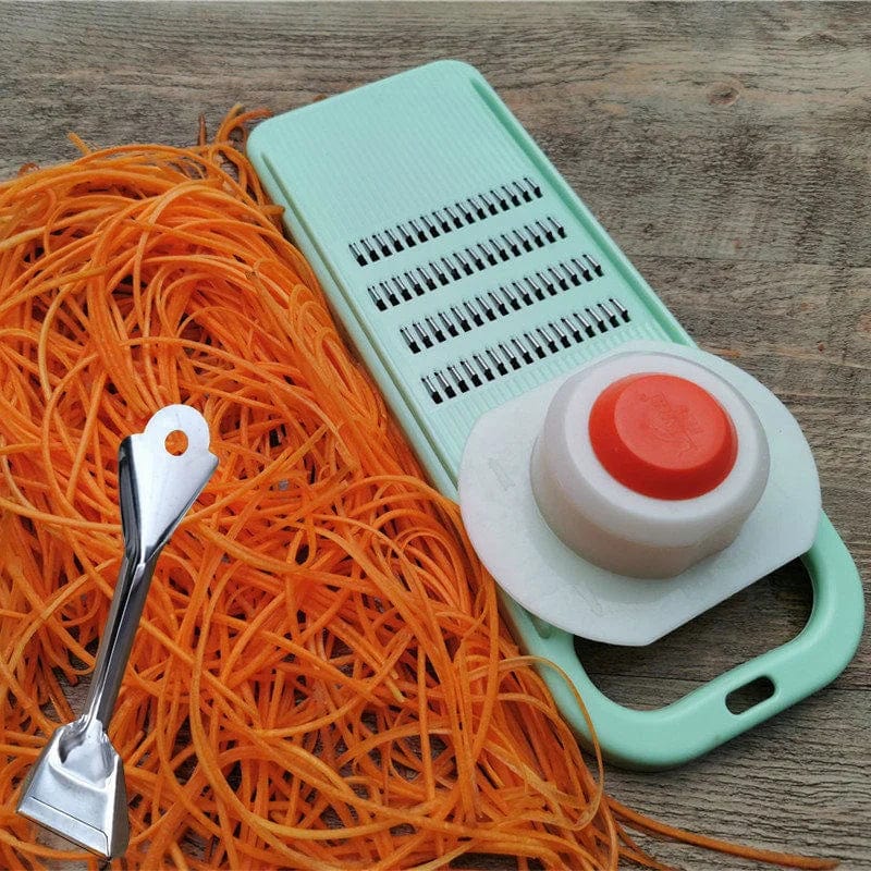 Mandoline japonaise 5 en 1 Vert