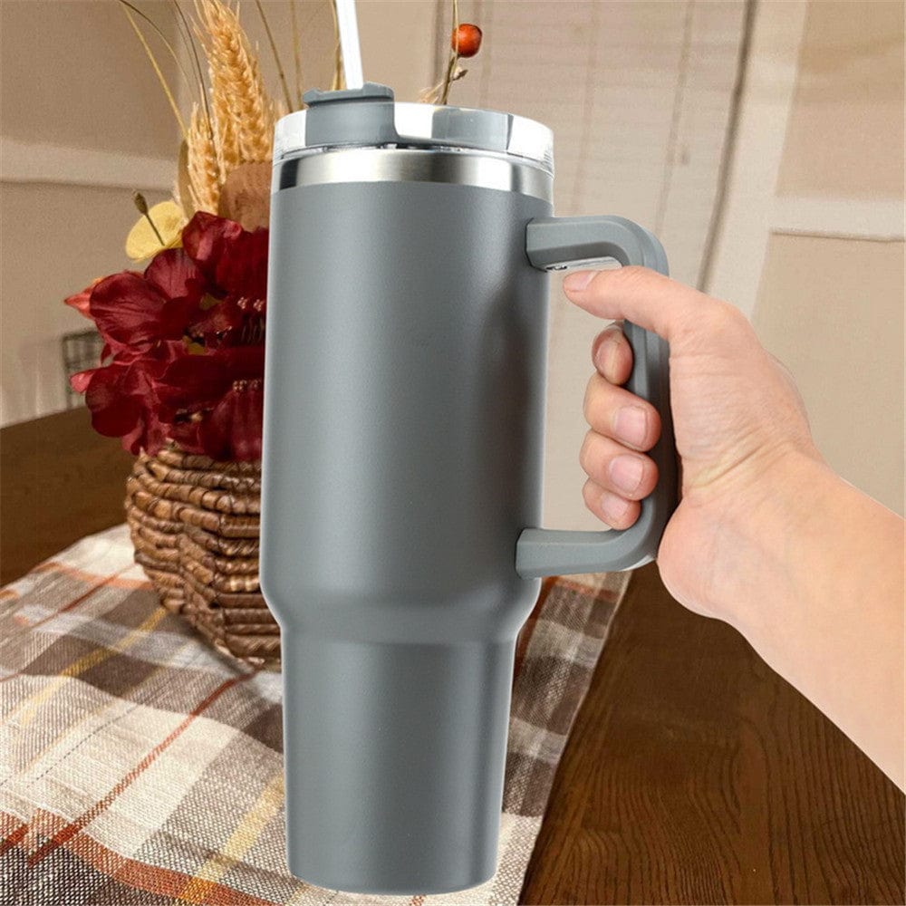Motswedi Gourde Isotherme 1L En Inox – Double Paroi, 2 Couvercles (paille + Chug), Noir/rouge, Pour Sport, Rando, Voyage