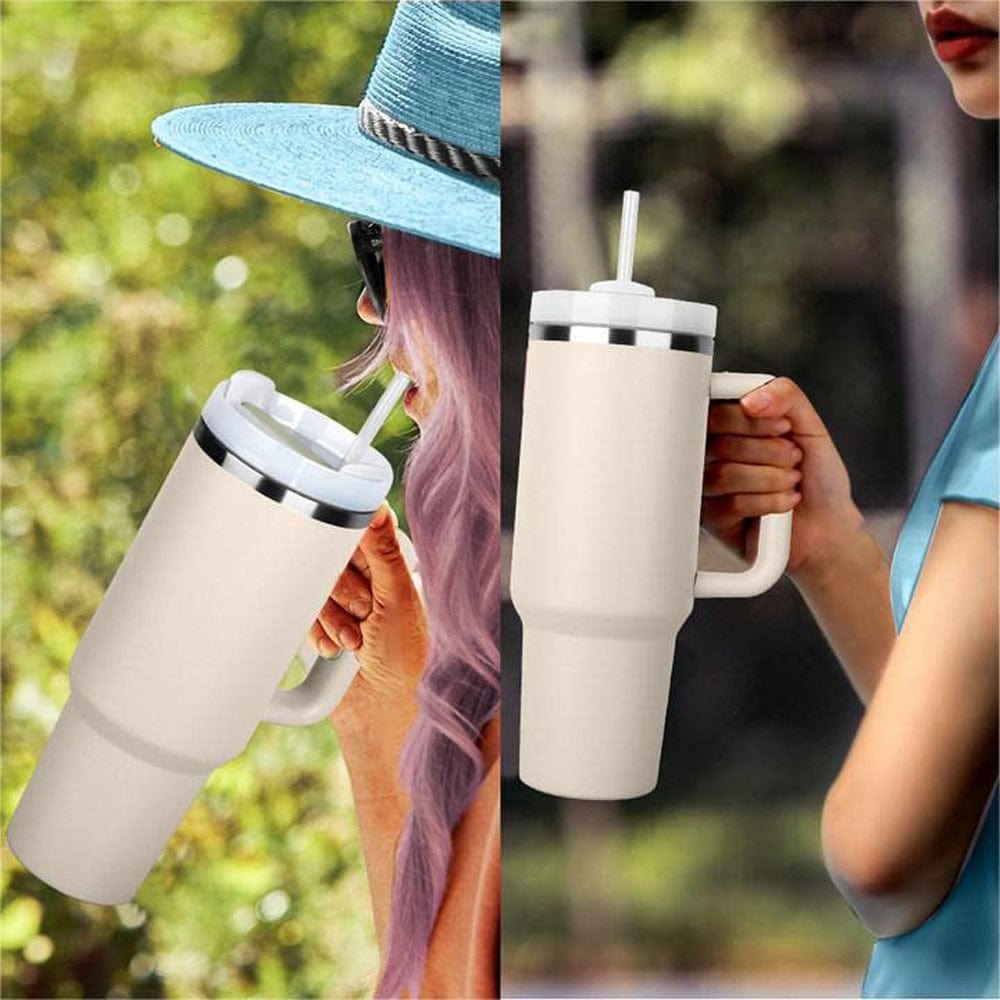 Mega-Gourde isotherme intelligente - Blanc Cassé Blanc Cassé